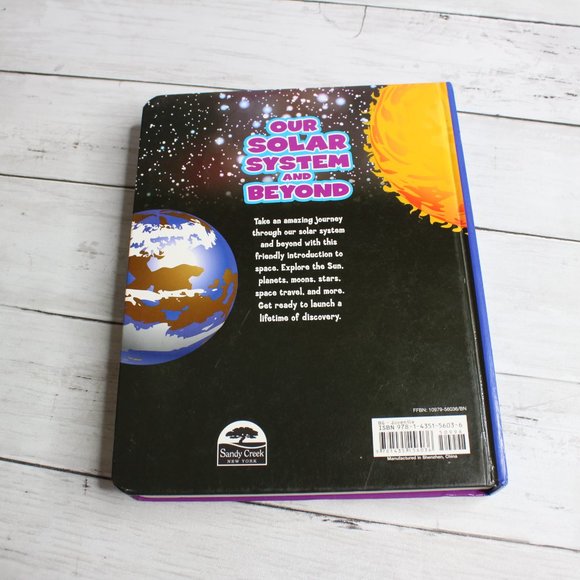 Children's Large Hardcover Board Book Our Solar System and Beyond - Picture 3 of 3